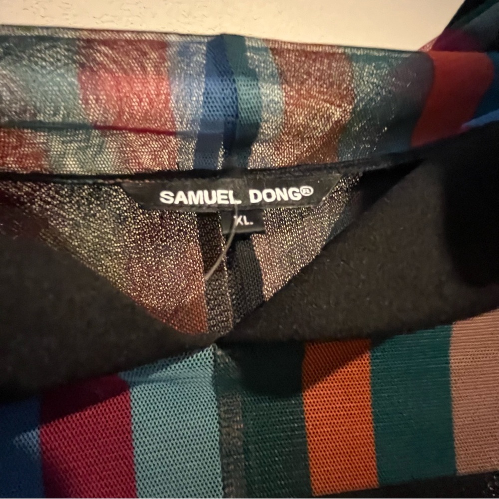 Samuel Dong Multicolor Geometric Jacket - Picture 3 of 6